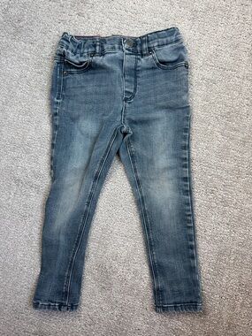 Zara Slim Stretch Denim Pants - Blue - 2/3T